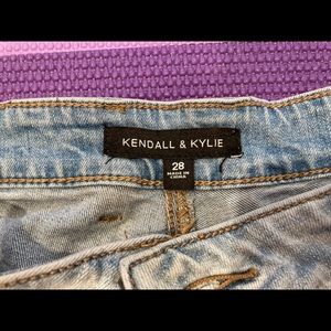 Kendall & Kylie denim shorts
